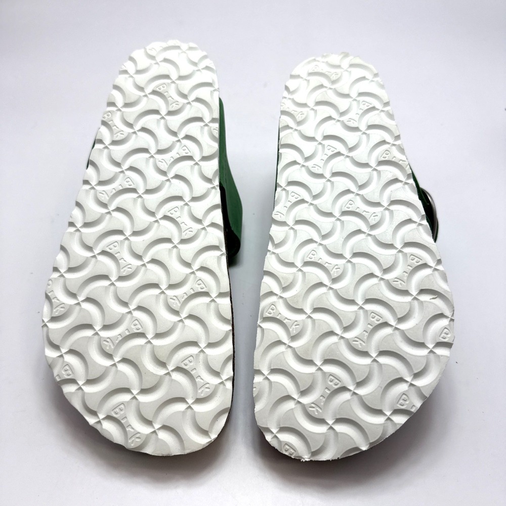 Birkenstock Gizeh Big Buckle Bold Jade Nubuck Leather Womens Size 5 - Picture 5 of 5